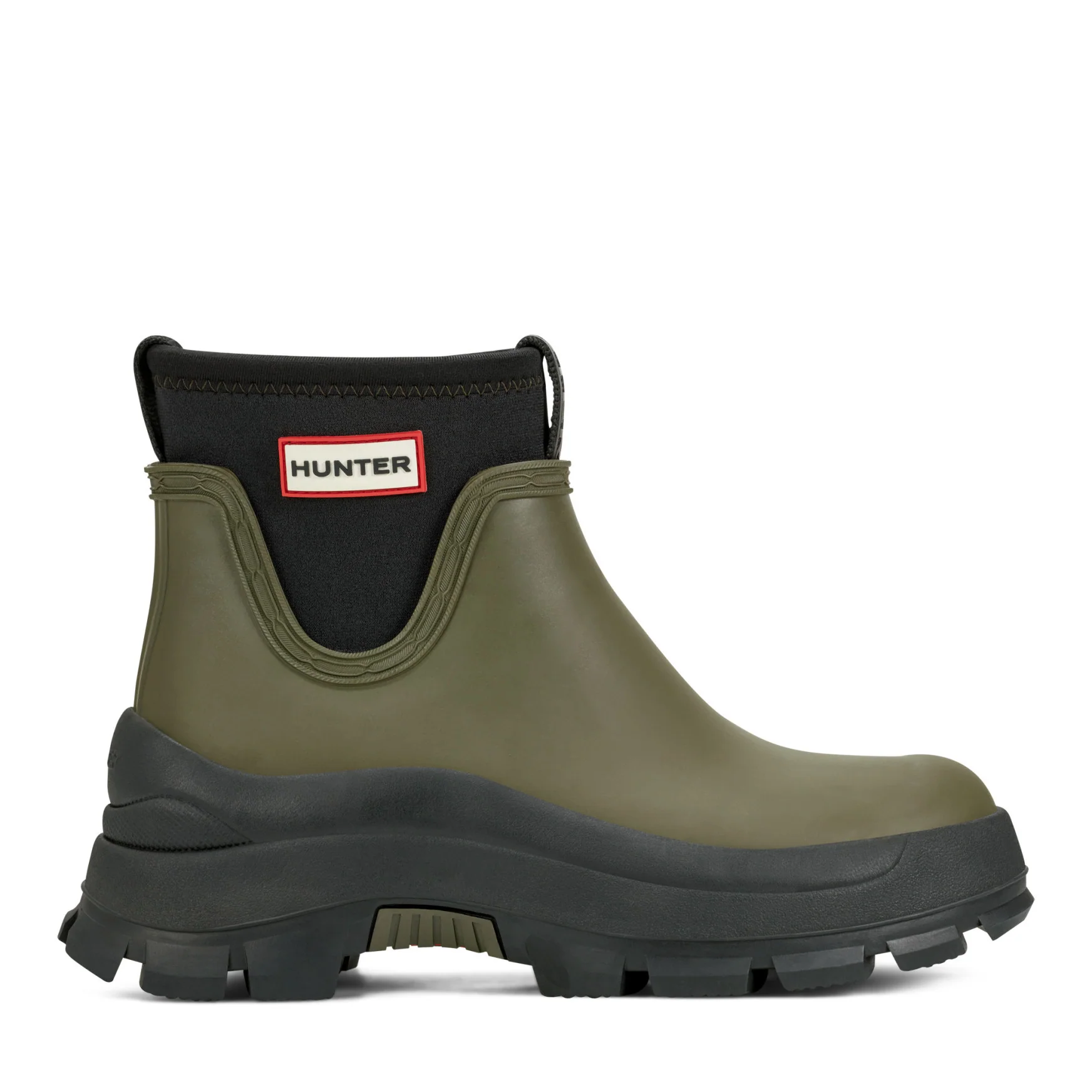 Women's Eloise Lug Sole Waterproof Neoprene Rain Booties